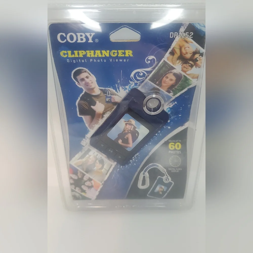 Colby Cliphanger Digital Photo Viewer DP-152 With Lanyard & Buckle